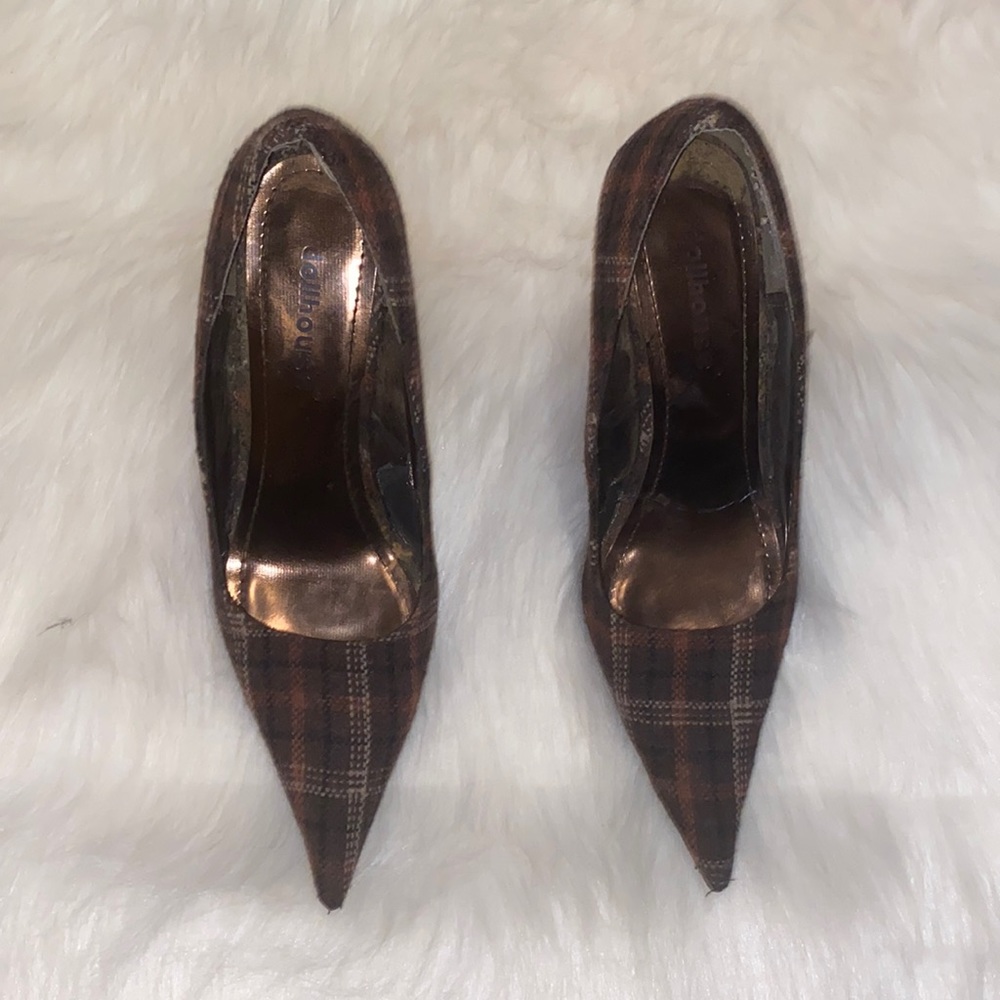Dollhouse 7 1/2 plaid flats